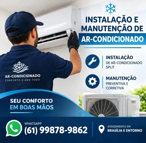 ? INSTALAÇÃO E MANUTENÇÃO DE AR-CONDICIONADO ?