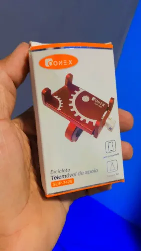 Suporte celular para moto de alumínio