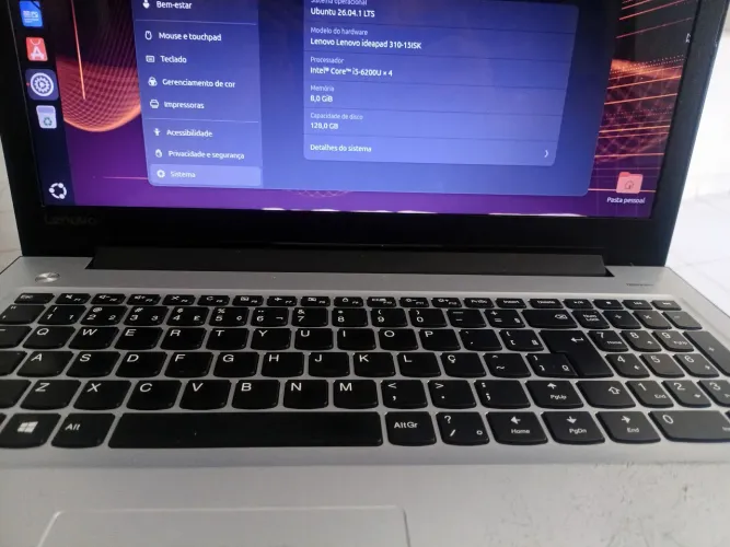 Notebook Lenovo Ideapad 310 8GB 120GB SSD