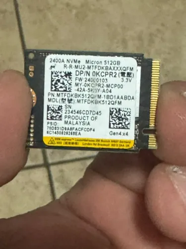 NVMe 512GB - M2 2230