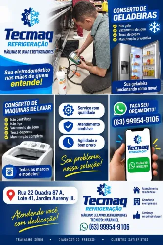 Tecmaq Refrigeração em Palmas to