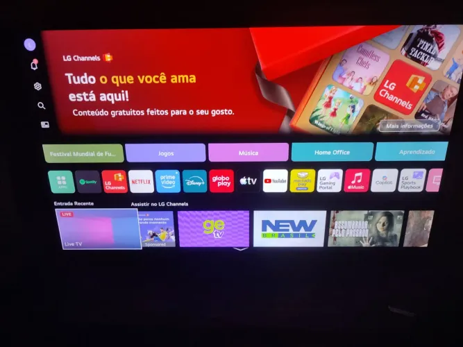 Televisão LG 32 polegadas novíssima na caixa comprada no dia 17 de setembro (com nota)