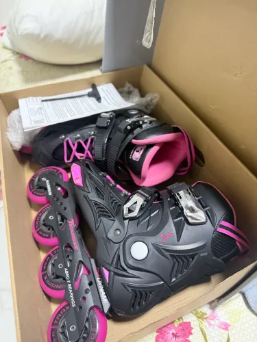 Patins Traxart Dynamix Rosa 80mm - 36/37 ?Freestyle/Slalom Urban ? SEMINOVO