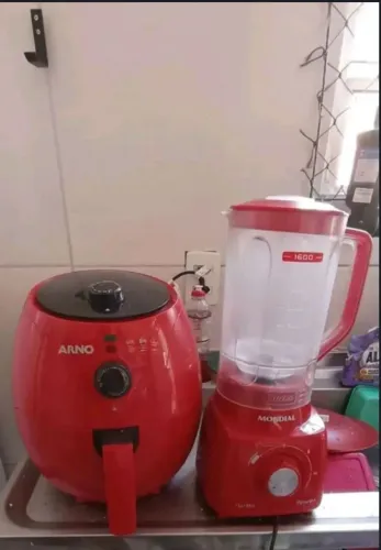 Air Fryer Arno e liquidificador Novos