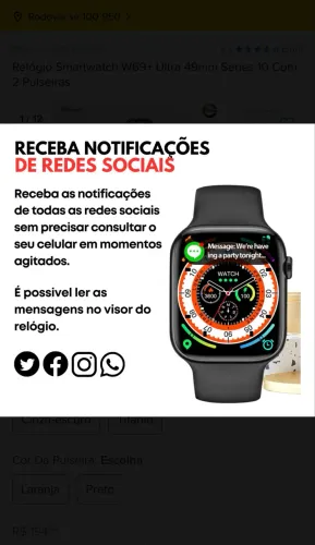 Smartwatch série 9 microwear