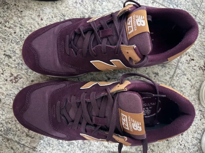 New Balance 574 Vinho - n43