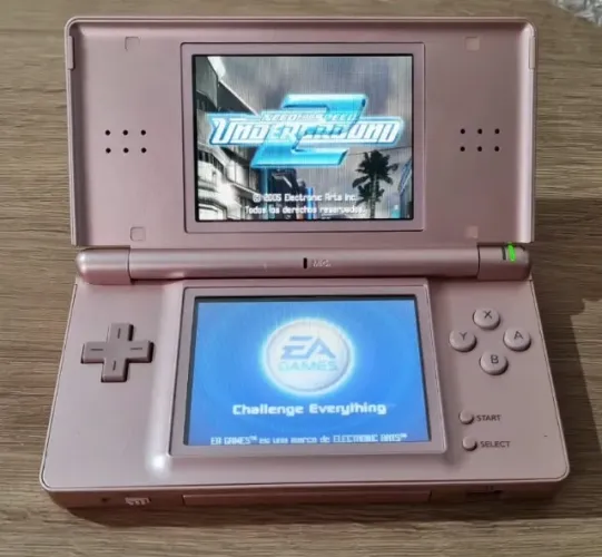 Nintendo DS Lite - Salmão - Semi-Novo - Completo  [Oportunidade] -AF-