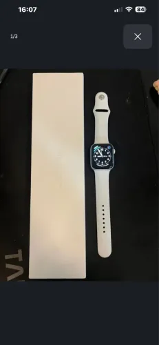 Apple Watch Series 6 (GPS) - Caixa de alumínio prata de 44 mm - Modelo alfanumérico A2292