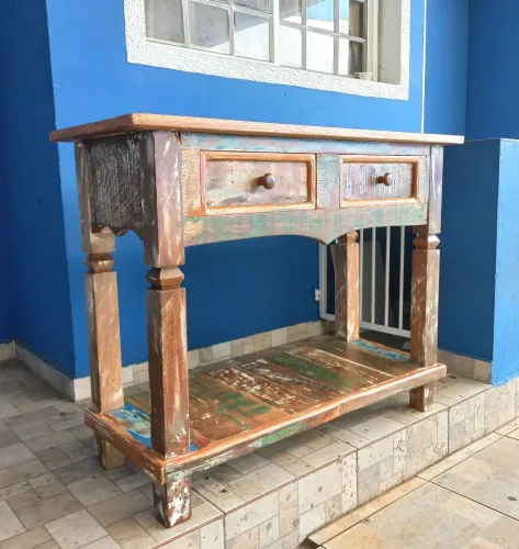 Aparador Em Madeira Maciça