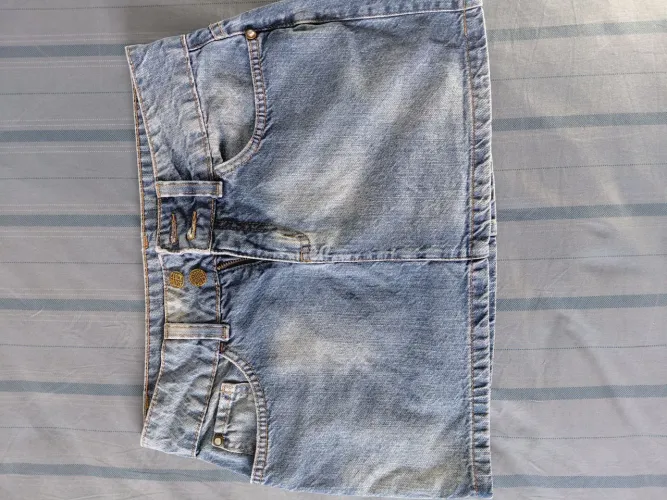 Saia jeans clockhouse 36