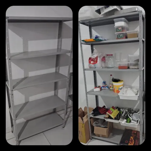 PRATELEIRA E MESA DE FERRO