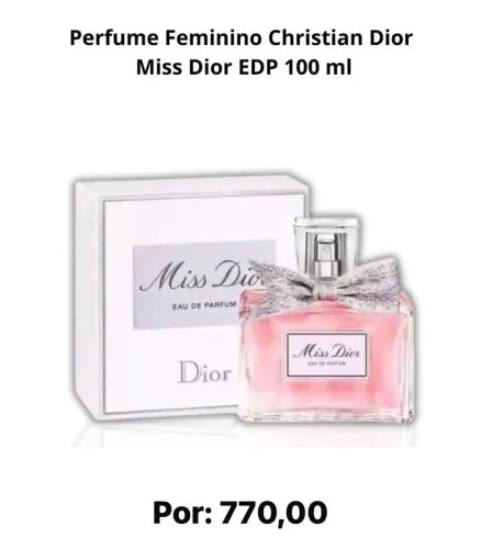 PERFUME FEMININO MISS DIOR