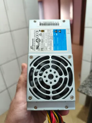 Fonte slim seasonic 300w real - Selo 80 plus bronze 