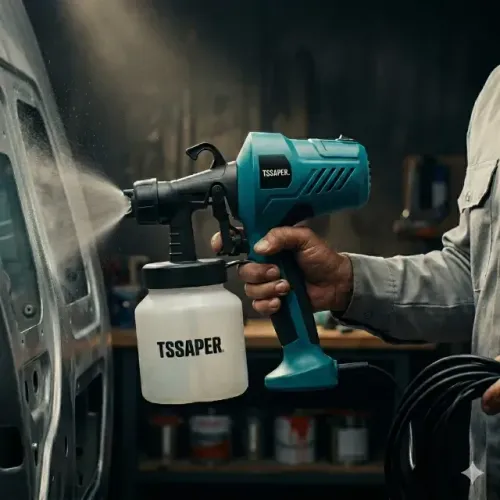Pistola Elétrica Para Pintura Pulverizador de Tinta com Bico de metal