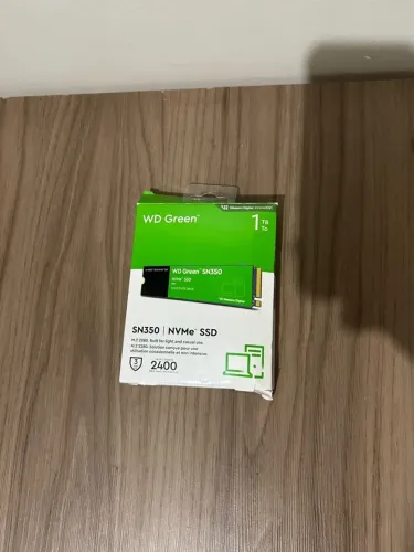 SSD WD Green SN350 1TB NVMe M.2 Novo