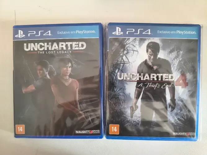 PS4 Uncharted 4 e The lost legacy (vendo separado)