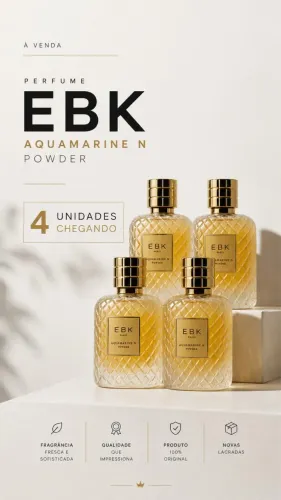 Perfume EBK Aquarine (sem uso)