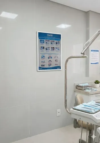 Quadro Poster Decorativo Consultorio Dentista 60x40cm