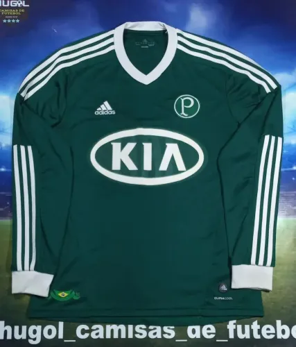 Camisa do Palmeiras 2011 Adidas #11 Patrocínio tampão Manga longa