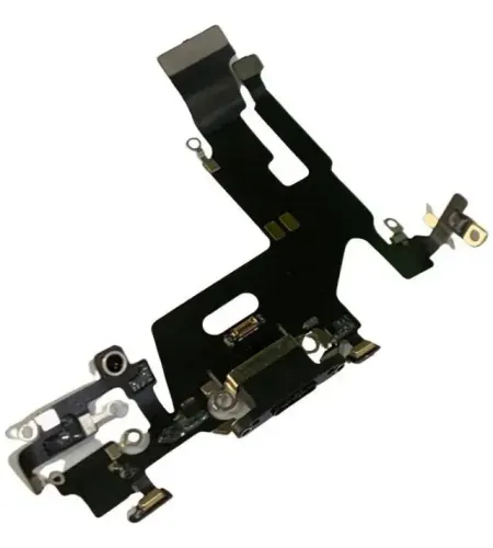 Placa conector de carga do iPhone 11 original com flex 