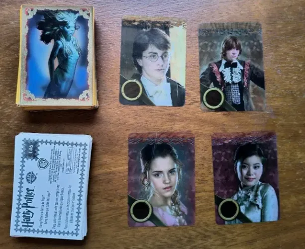 Figurinhas do Álbum Harry Potter e o Cálice de Fogo