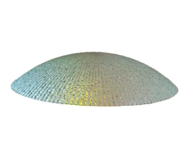 Prato De Vidro Para Luminária Plafon De Teto 30cm X 6cm