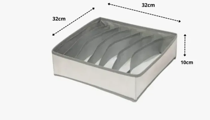 Kit 4 Organizador Gaveta Colmeia Cueca Calcinha Sutia Meias
