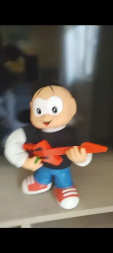 Brinquedo Boneco Cebolinha Canta e Dança