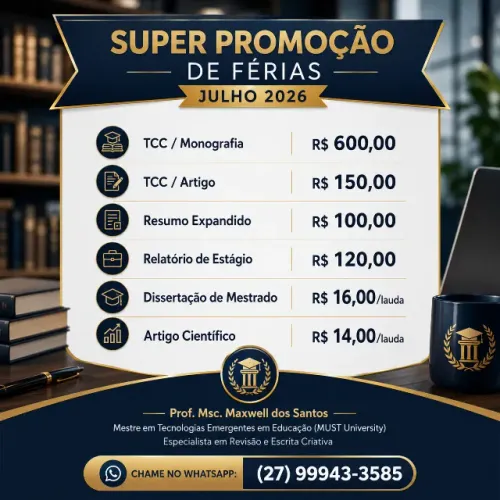 Assistência acadêmica para TCC