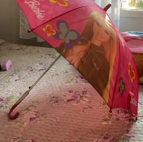 guarda chuva Barbie
