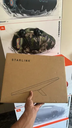 Kit Starlink Mini (Novo / Na Caixa) - Internet Via Satélite Rápida em Qualquer Lugar!