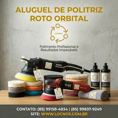 Aluguel de politriz roto orbital para polimento automotivo