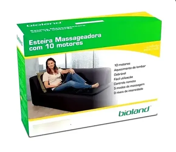 Esteira Massageadora com 10 motores ME100 Bioland
