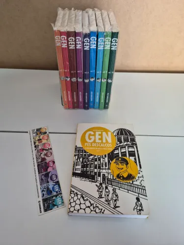 Coleção Mangá Gen - Pés Descalços (1 a 10 Completo) - Editora Conrad