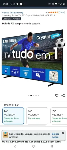 Tv 65 polegadas