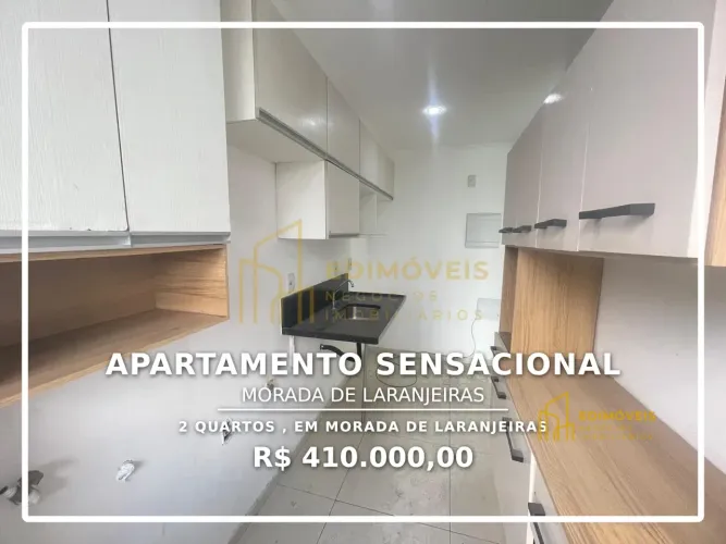 Incrível apartamento em Morada de Laranjeiras: 2 quartos e varanda iluminada!