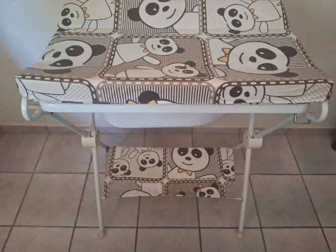 Banheira + trocador infantil