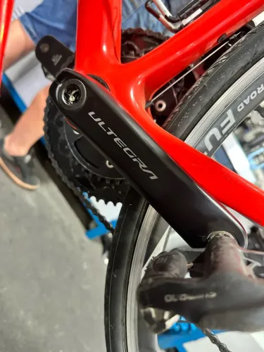 PEDIVELA ULTEGRA COM POTENCIA 4iiii 165mm