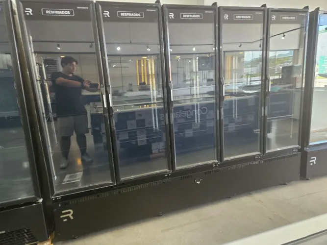 refrigerador expositor 5 portas para bebidas e frios - a pronta entrega