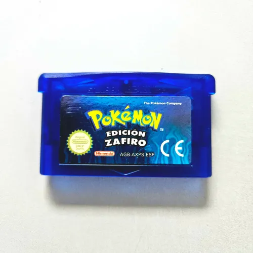 Pokemon Sapphire Zariro espanhol GBA Nintendo Game boy Advance