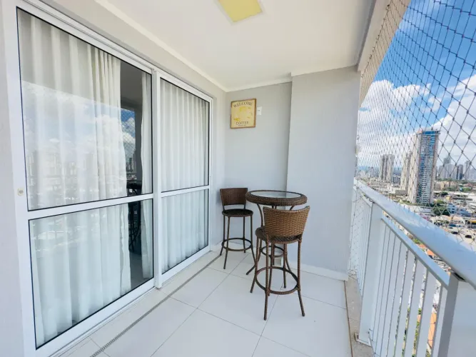 Flat Mobiliado e decorado (contrato mínimo de 1 ano), prox. Goiânia Shopping