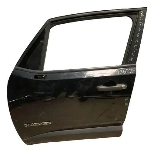 Porta Dianteira Esquerda Jeep Renegade 2016 A 2025 Preta Dianteira Esquerdo Preto