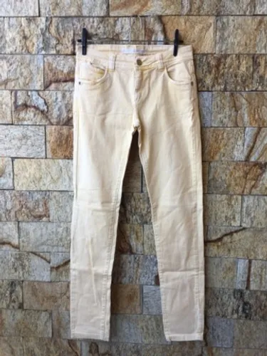 Calça Jeans Feminina Cantão Cintura Alta