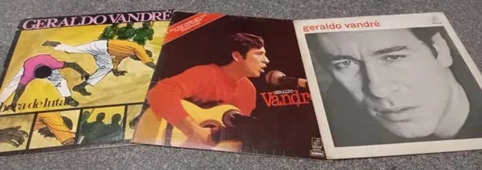 3 LP's vinil Geraldo Vandré