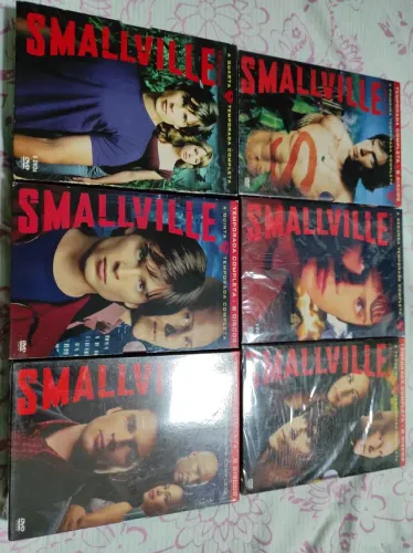 DVD Smallville 1 ate 6 temporadas completas Superman warner Clark Kent seriado