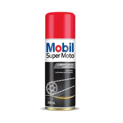 Lubrificante Para Corrente De Moto Mobil Super Moto Chain Lub 200mL