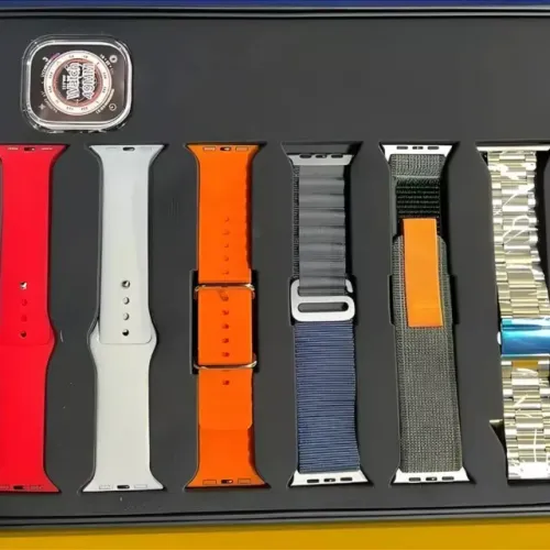 Relógio Smart W57 Com 7 Pulseiras Inclusa