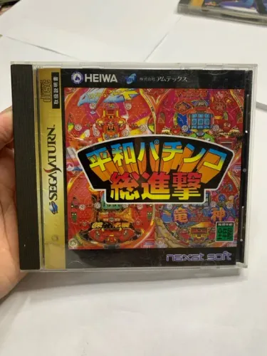 Heiwa Pachinko Soushingeki Japonês original Sega Saturn