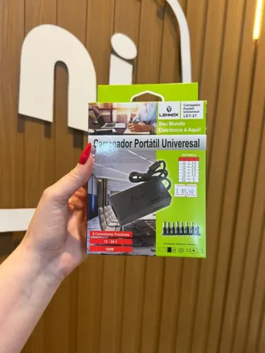 Fonte Universal p/ Notebook 8 Ponteiras
