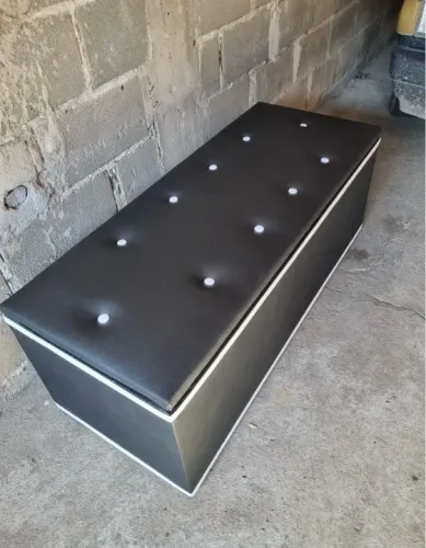 Puff  Baú/Caixa Decorativa 1,20x47 novos 